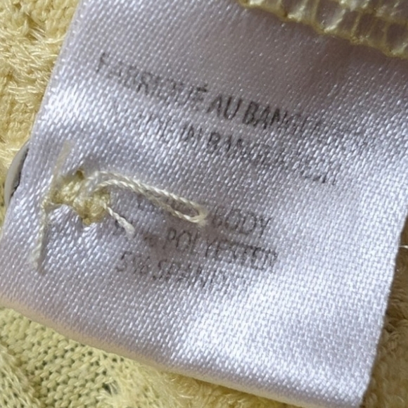 MyStyle | Buttery Yellow Faux Buttondown Sleeveless Top - Picture 7 of 9